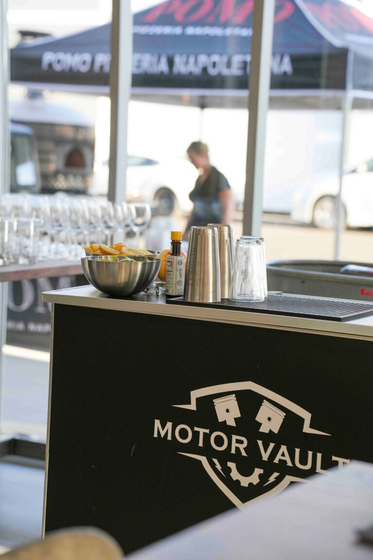 Owners at a Motor Vault members event at a Motor Vault community in Arizona
