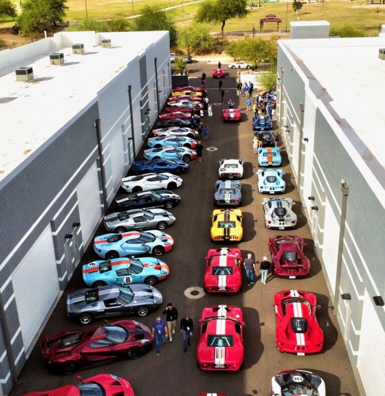 Owners at a Motor Vault drive or car event at a Motor Vault community in Arizona