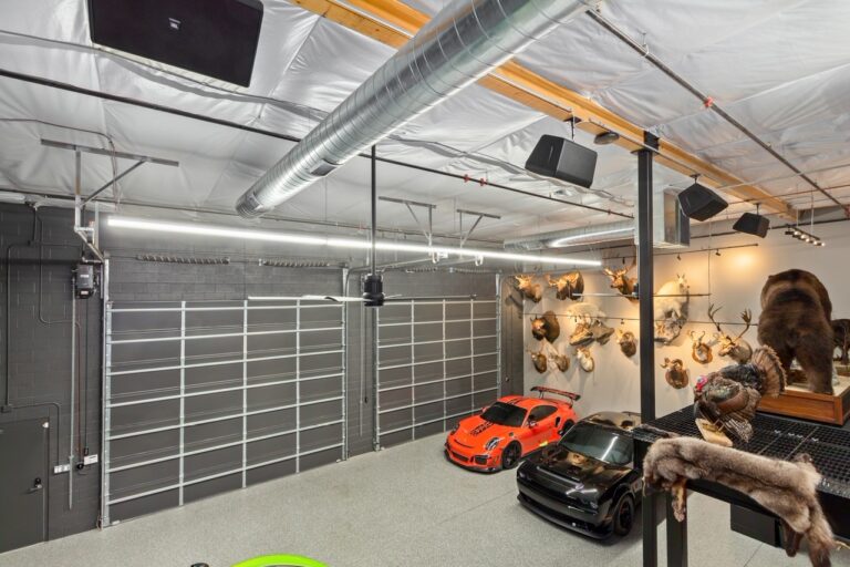 An owner’s garage suite at a Motor Vault community in Arizona