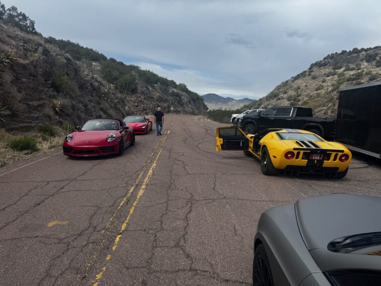 Owners at a Motor Vault drive or car event at a Motor Vault community in Arizona
