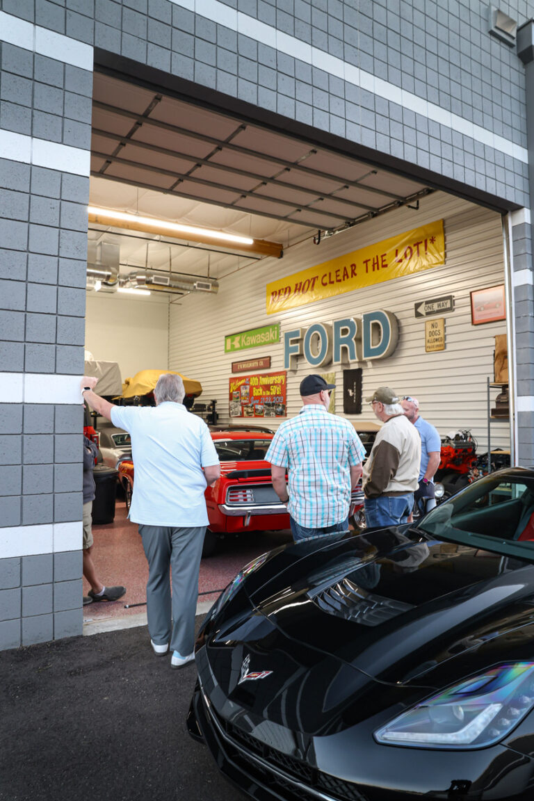 An owner’s garage suite at a Motor Vault community in Arizona