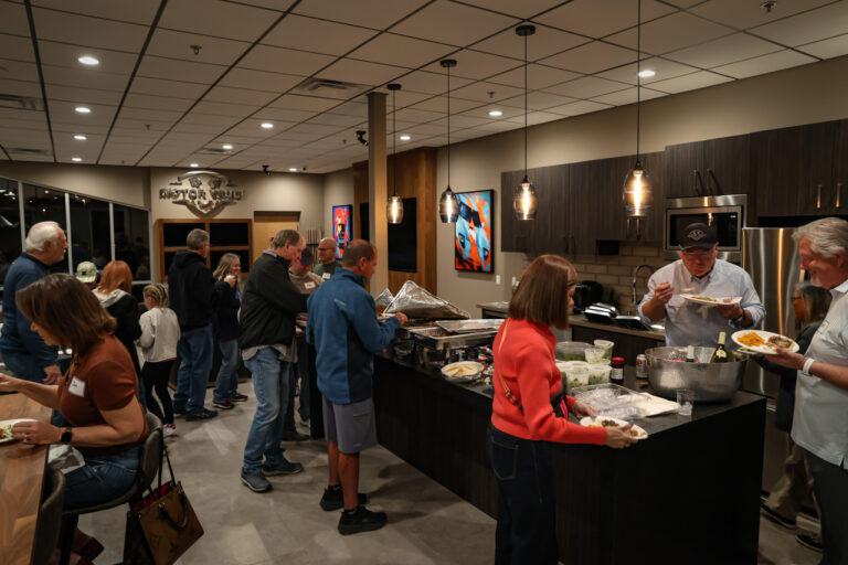 Owners at a Motor Vault members event at a Motor Vault community in Arizona