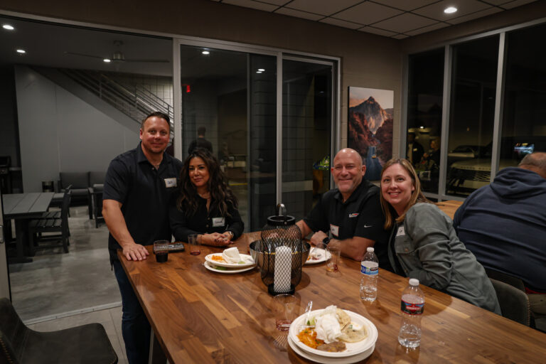 Owners at a Motor Vault members event at a Motor Vault community in Arizona
