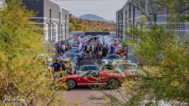 Owners at a Motor Vault drive or car event at a Motor Vault community in Arizona