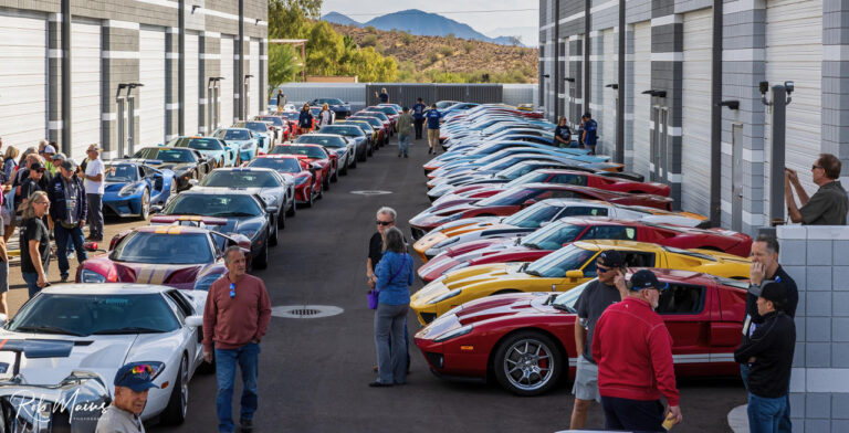 Owners at a Motor Vault drive or car event at a Motor Vault community in Arizona