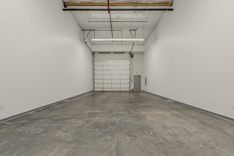 An empty garage suite, ready to customize at Motor Vault Deer Valley
