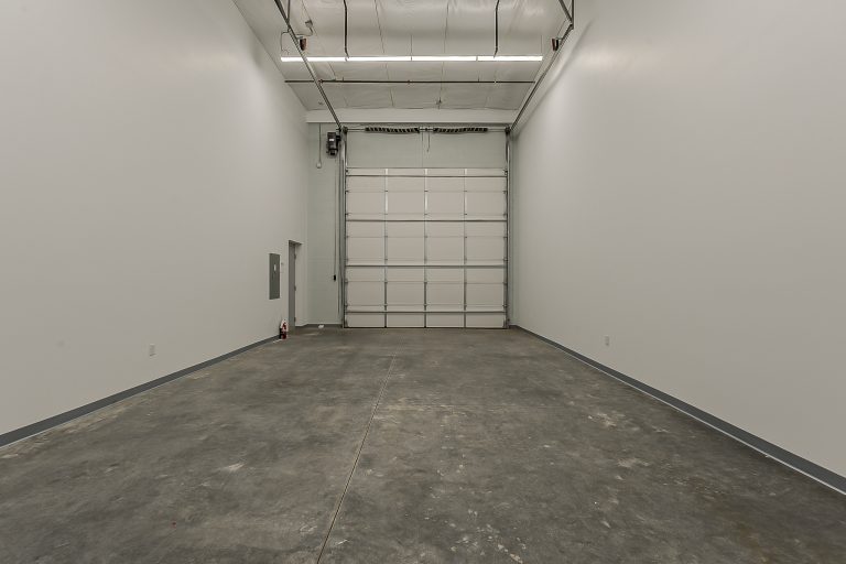 An empty garage suite, ready to customize at Motor Vault Deer Valley