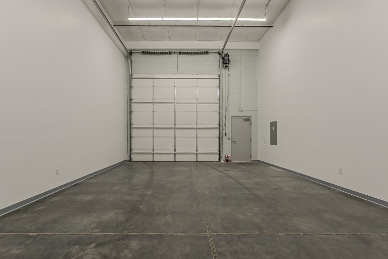 An empty garage suite, ready to customize at Motor Vault Deer Valley