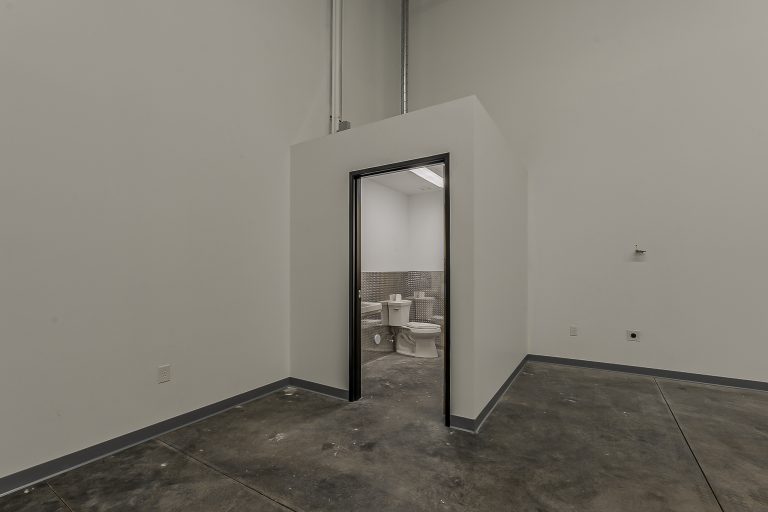 An empty garage suite, ready to customize at Motor Vault Deer Valley