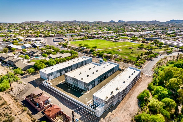 Motor-Vault community aerial view