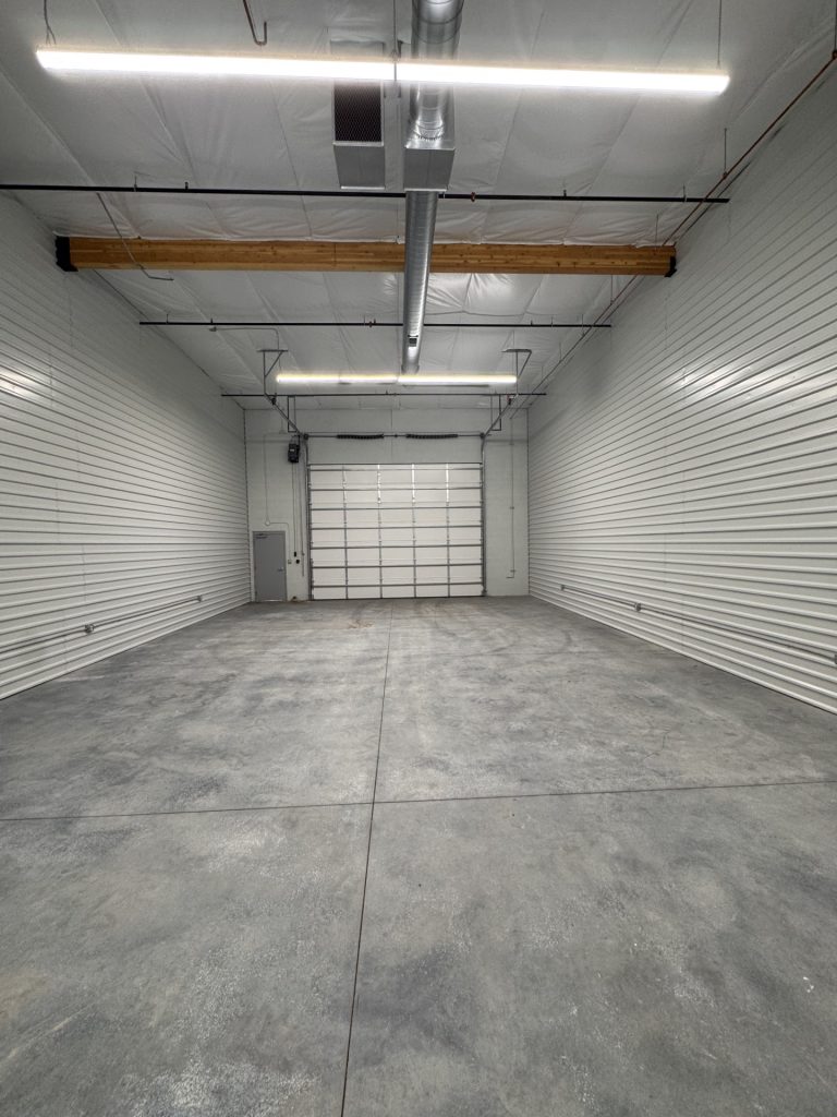 An empty garage suite, ready to customize at Motor Vault Fountain Hills