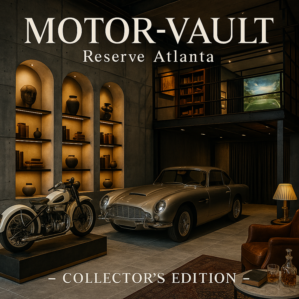 Motor-Vault Reserve Atlanta Atlanta’s private motor social club. Private vehicle suites and a members clubhouse & social club.
