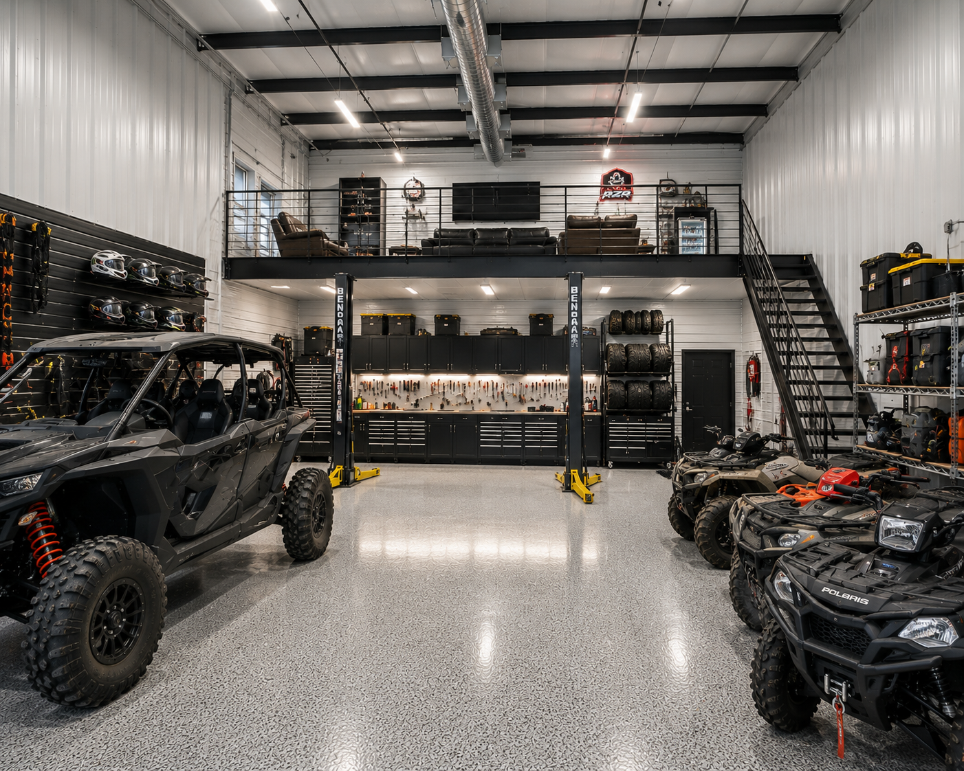 Trail Ready - Motor-Vault suite rendering