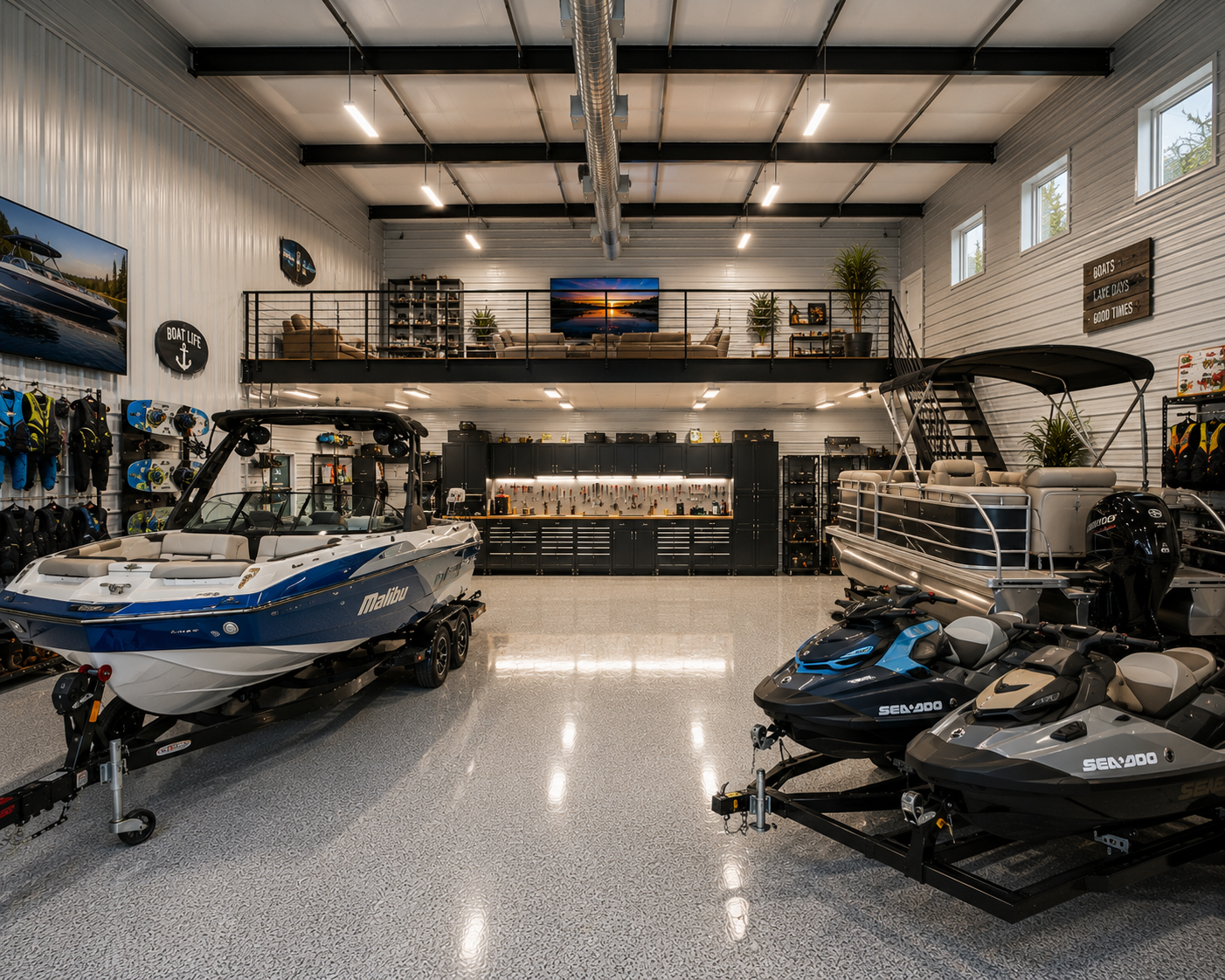 Lake Life - Motor-Vault suite rendering