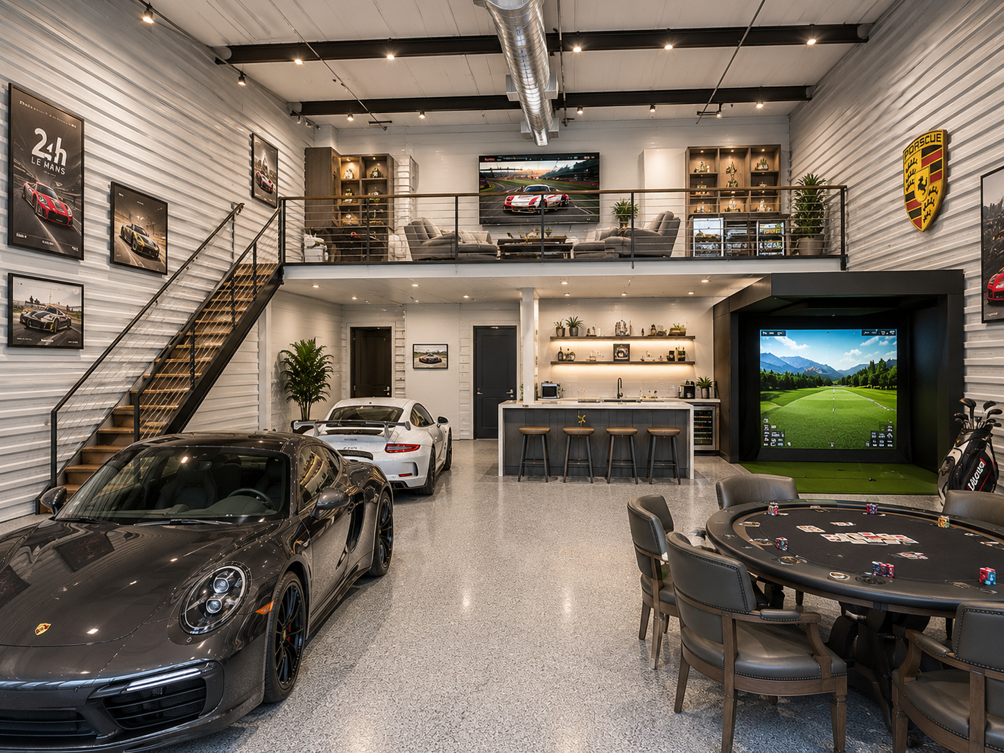 The Lounge - Motor-Vault suite rendering