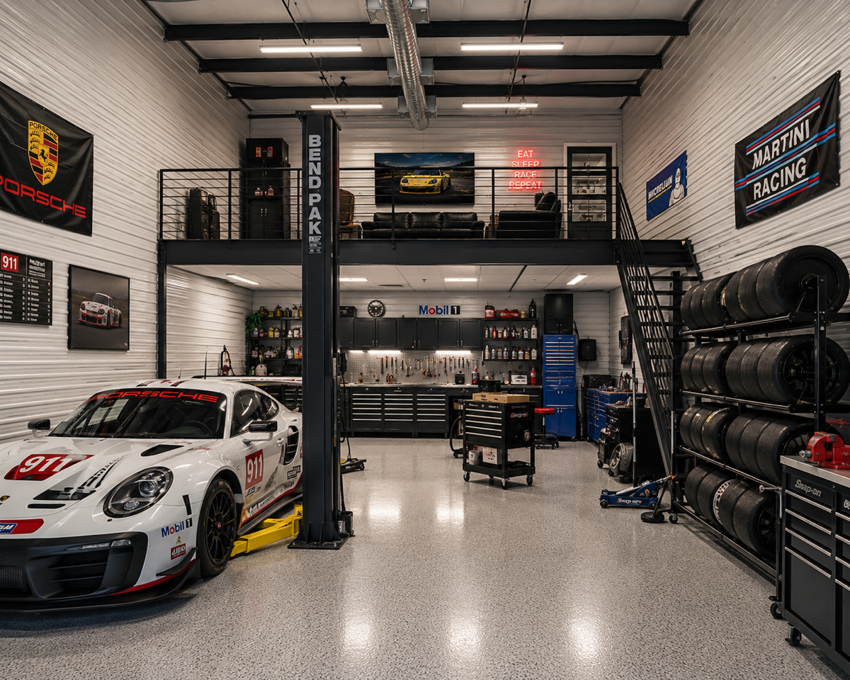 Race Shop - Motor-Vault suite rendering