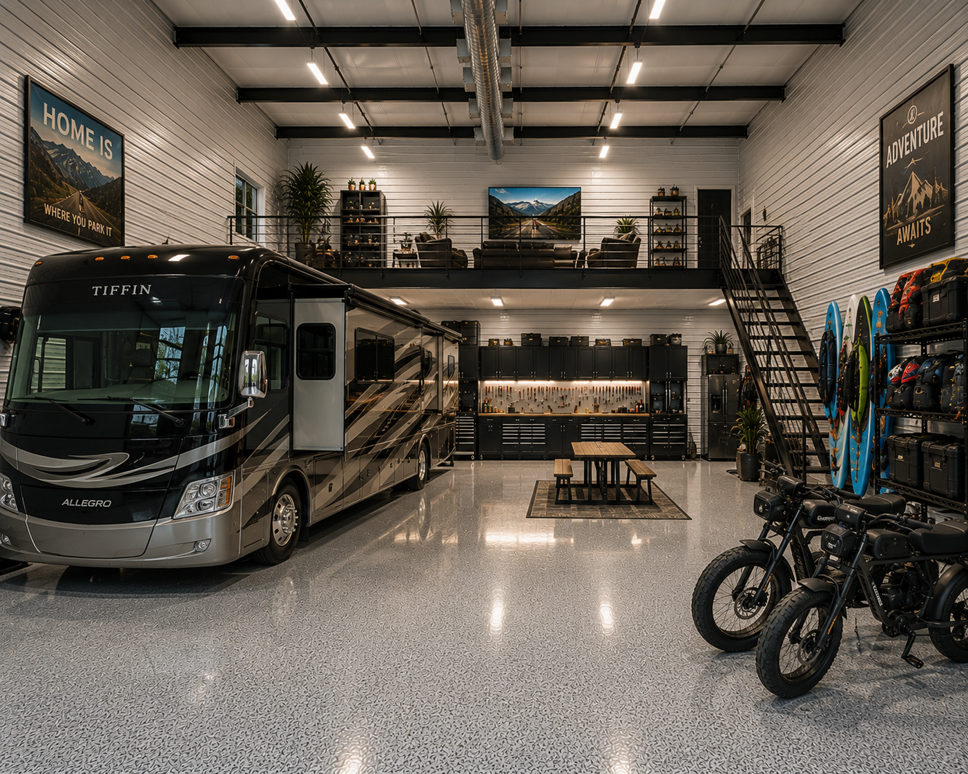 The Long Weekend - Motor-Vault suite rendering