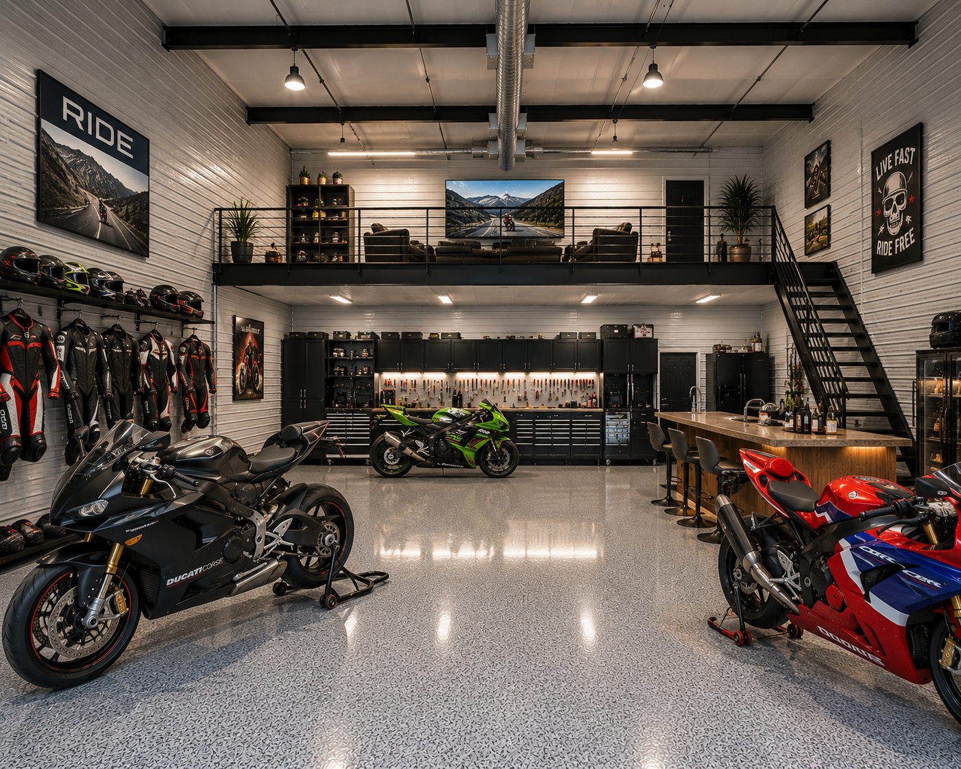 Superbike Gallery - Motor-Vault suite rendering