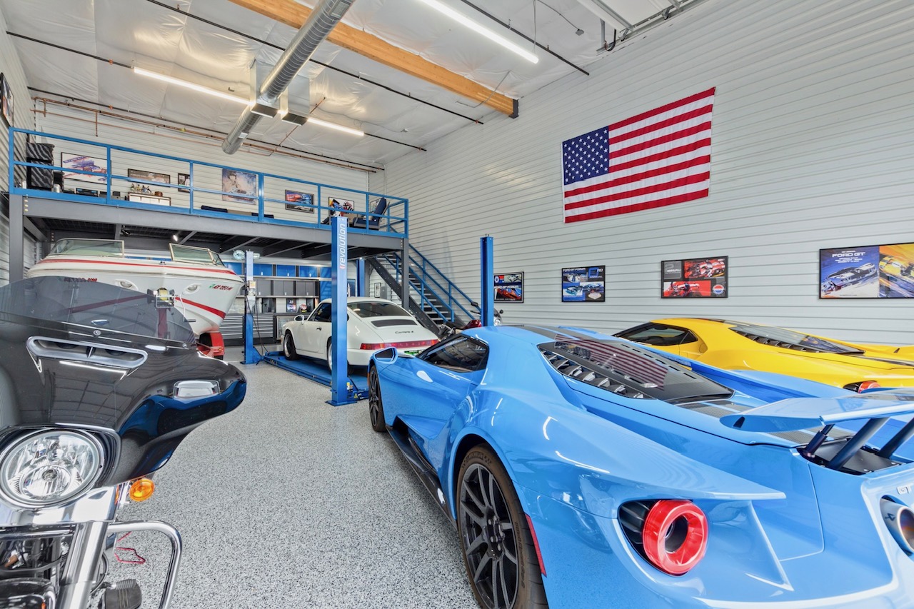 Inside a 30 by 50 foot Motor Vault garage suite in Arizona