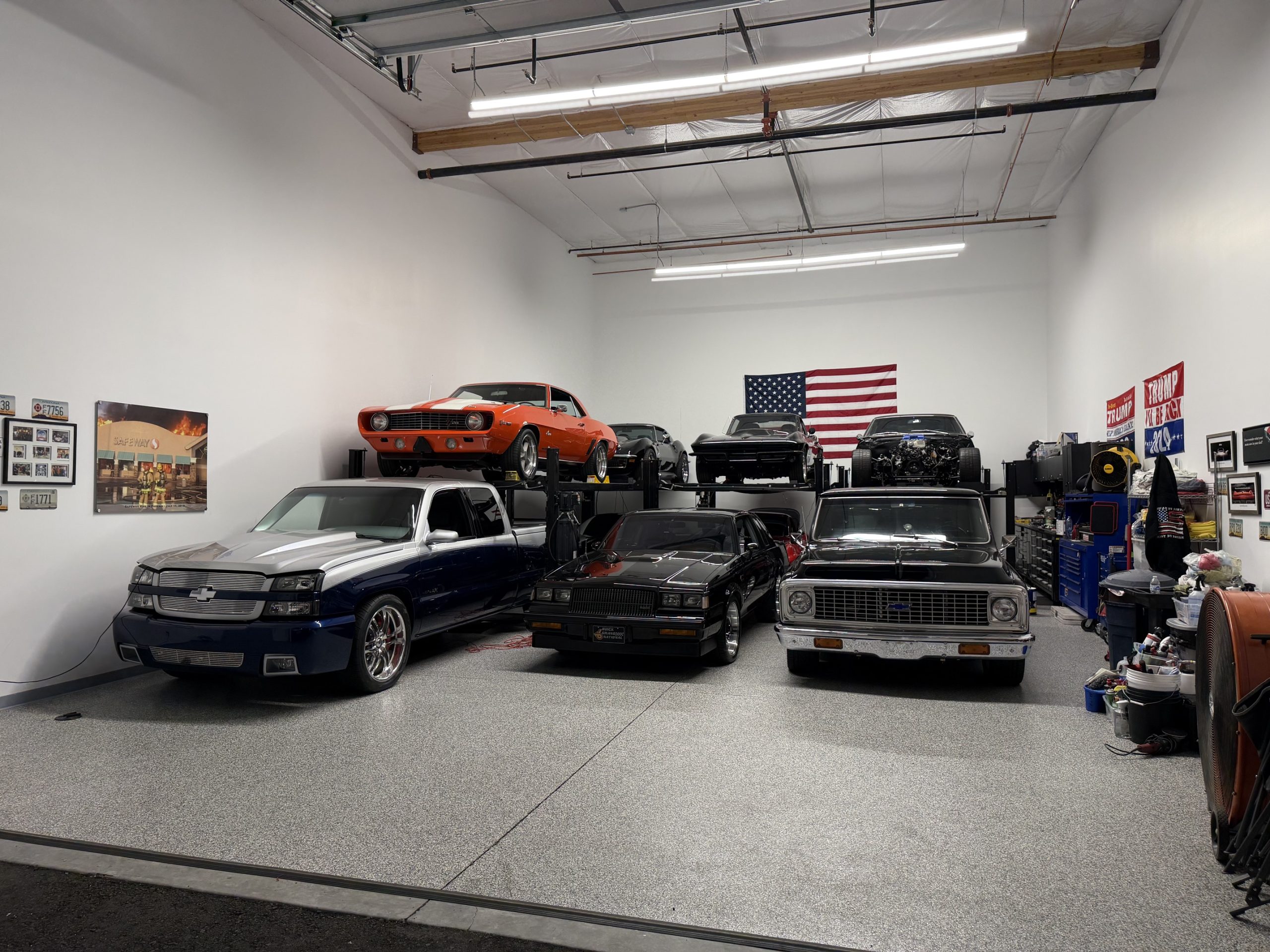 Inside a Motor-Vault garage suite