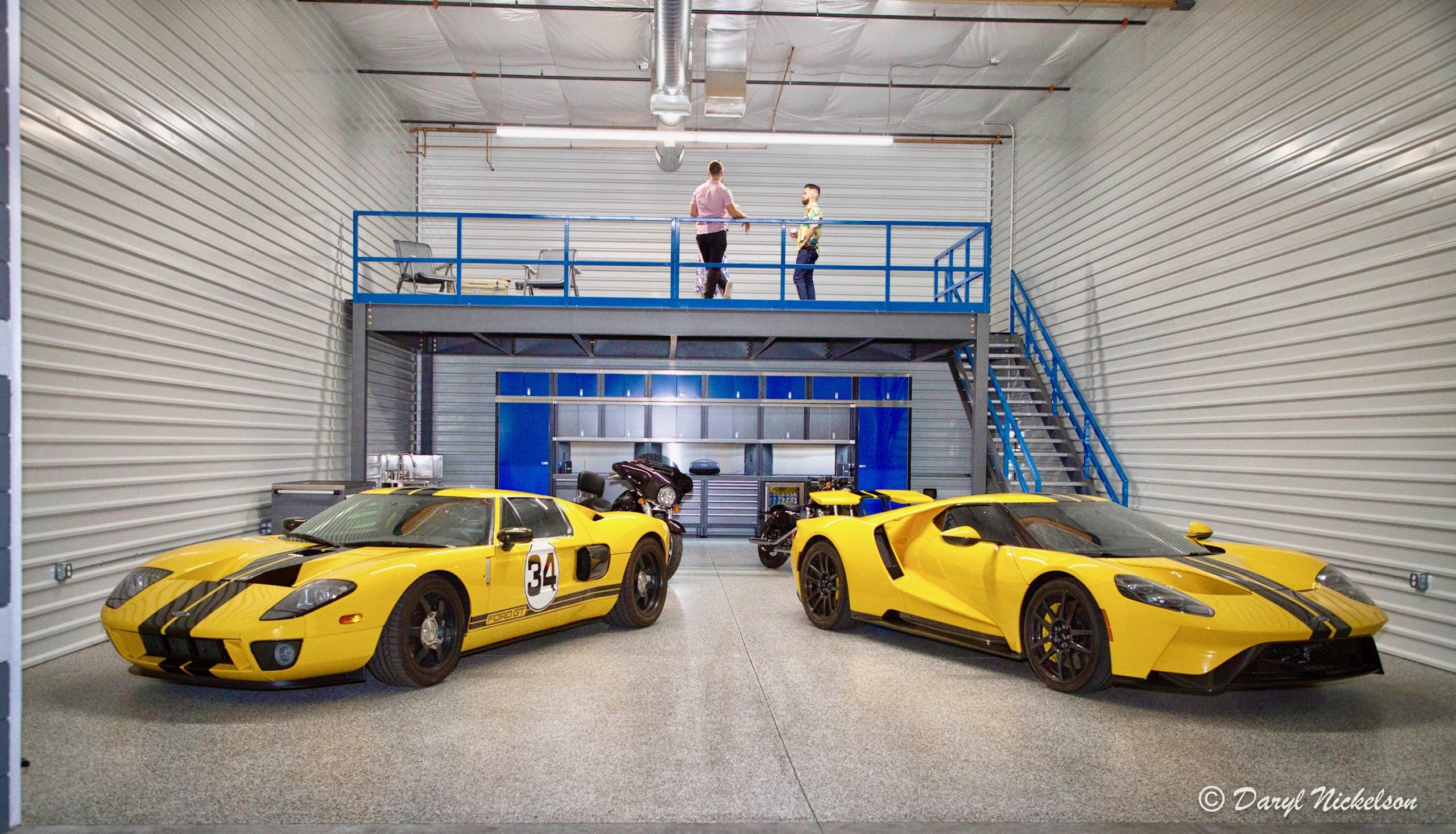 Inside a 30 by 50 foot Motor Vault garage suite in Arizona