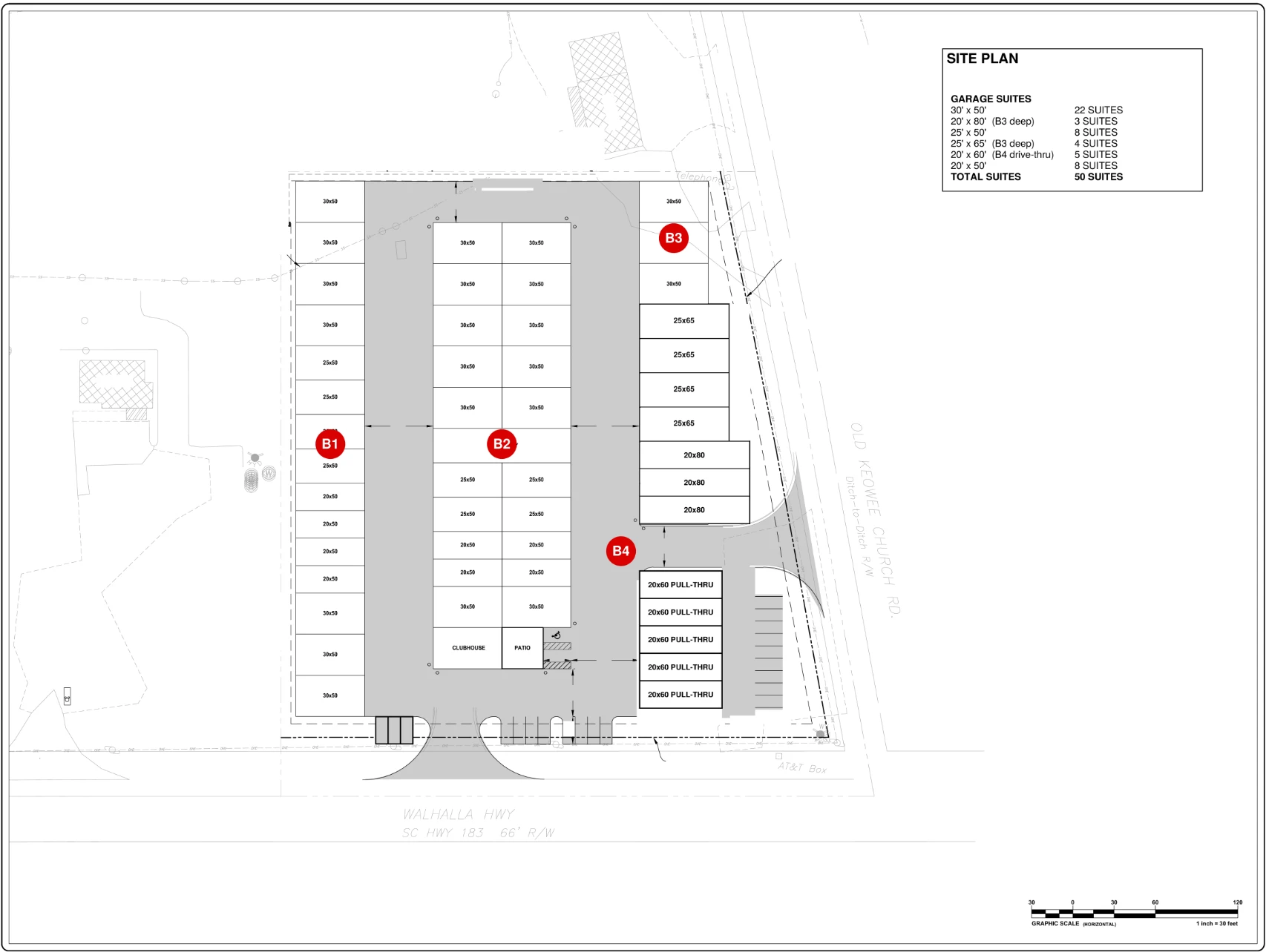 Motor-Vault Lakeside @ Lake Keowee site plan