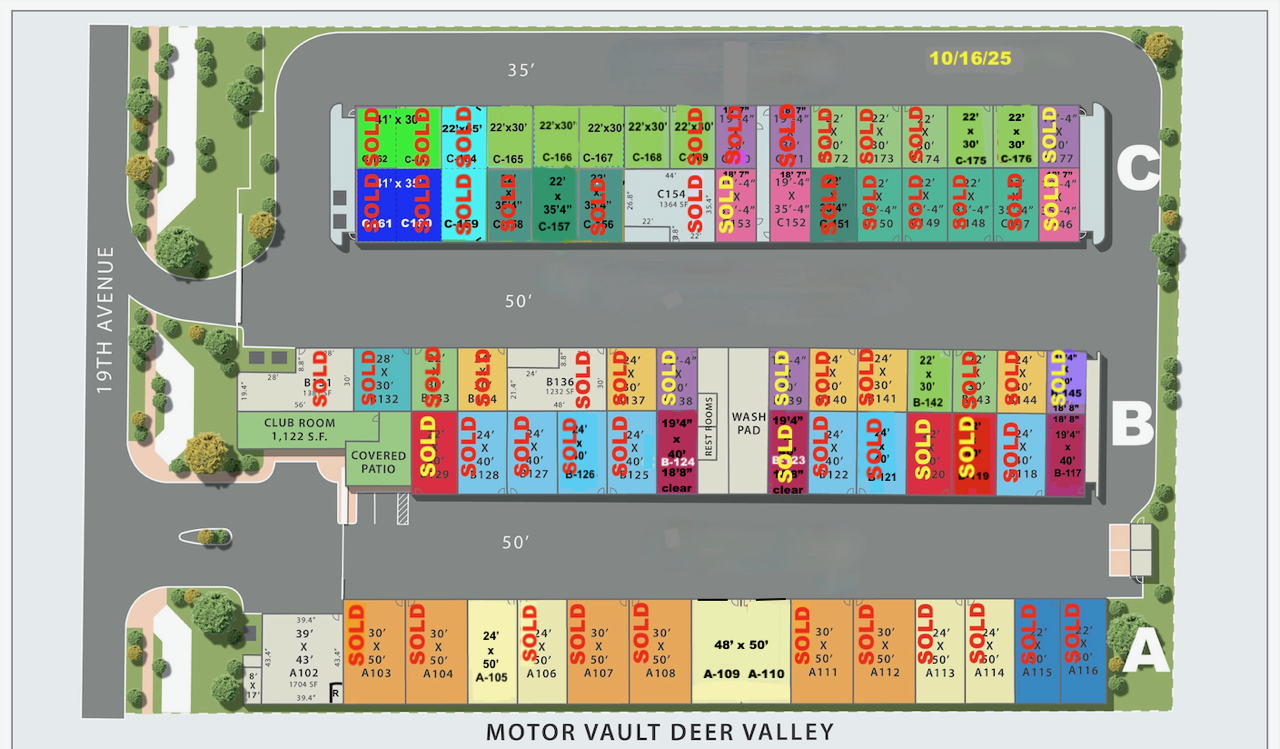 Motor Vault Deer Valley AZ units 101725 Motor Vault Deer Valley AZ units 101725